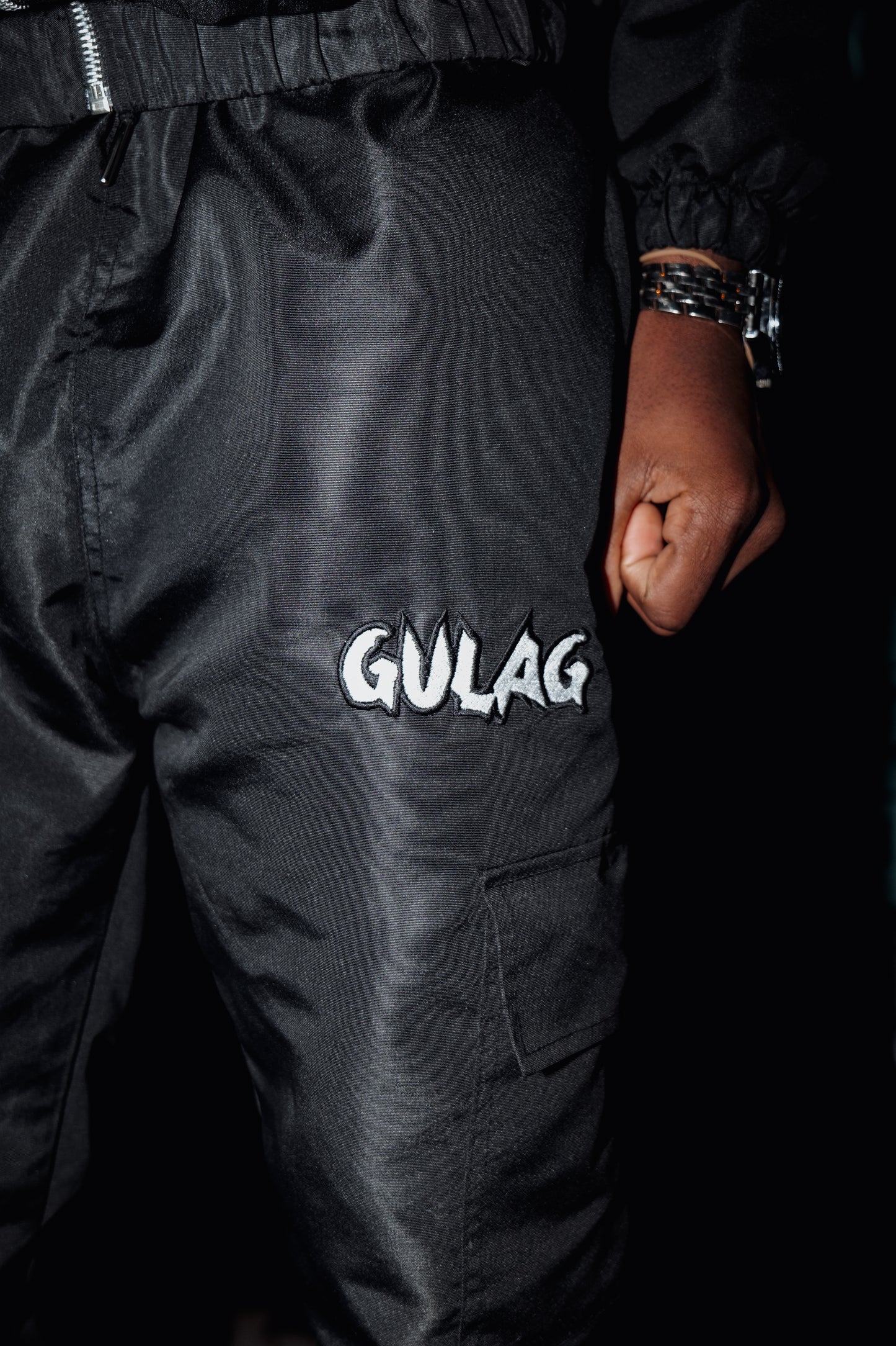GULAG cargo tracksuit black